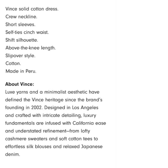 Vince Short Sleeve Waist Tie Dress - Picture 3 of 6